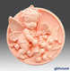 Angel in lilies of the valley silicone mold