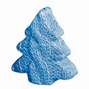 Knitted Christmas tree 3D silicone mold