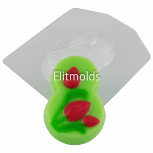 March 8 and tulips 55 g Plastic mold