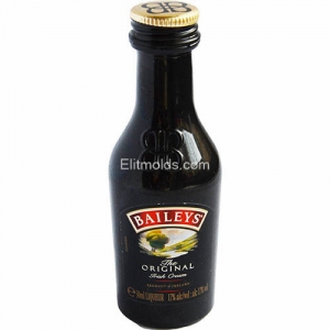 Bottle of liquor Baileys 3D silicone mold