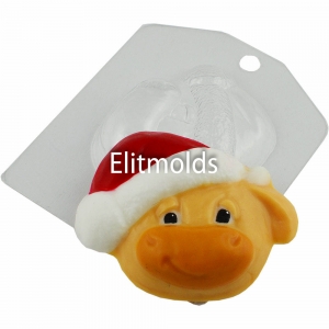 Bull in the New Year's cap 60 g Plastic mold
