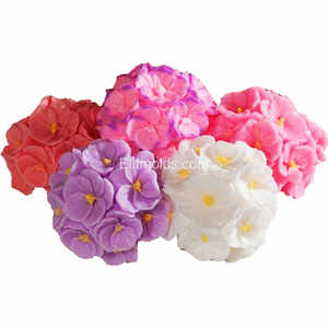 Bouquet of Violets 3D silicone mold