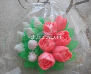 Bouquet of tulips 2 silicone mold