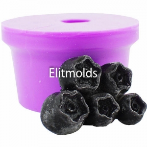 Blueberry bunch of 5 pcs 3d silicone mold