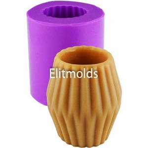 Flower pot 08 3D silicone mold
