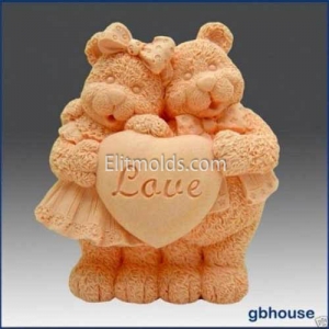 Two Bears silicone mold