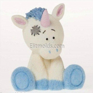 Unicorn 3D silicone mold
