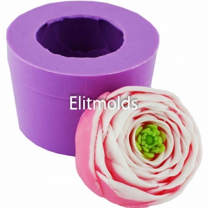 Ranunculus Small 3D silicone mold
