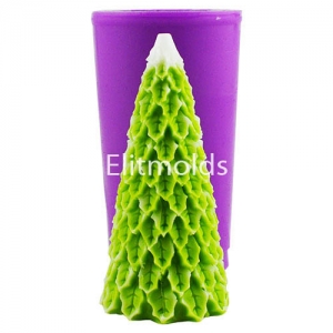 Christmas tree from leaves 3D silicone mold