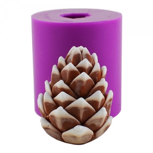 Pine cone 02 34 g silicone mold