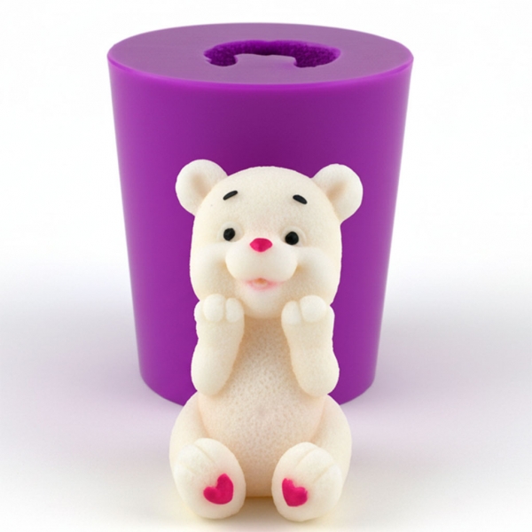 Bear 3D 56 g silicone mold