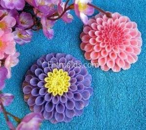 Dahlia 3D silicone mold