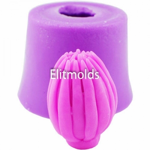 Chrysanthemum bud closed 3D silicone mold
