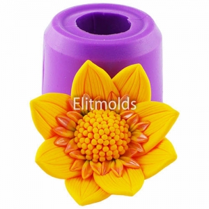 Chrysanthemum unusual open 3D silicone mold