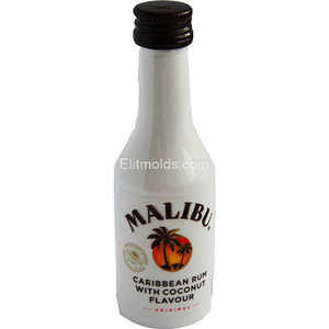 Liquor Bottle Malibu 3D silicone mold