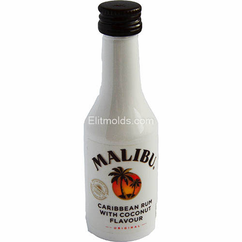 Бутылка ликера Malibu 3D силиконовая форма