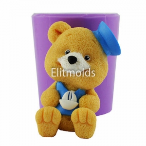 Bear sailor 3D silicone mold