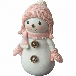 Snowman Nene 3D silicone mold