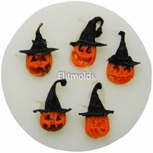 Mold 124 pumpkin in a hat