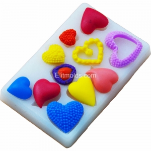 Mold 015 hearts