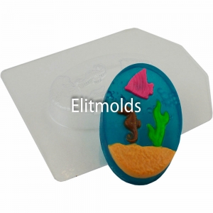 Sea inhabitants 50 g Plastic mold