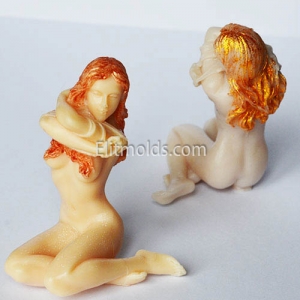 Naked girl 3D silicone mold