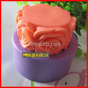 Ornament "Rose" silicone mold