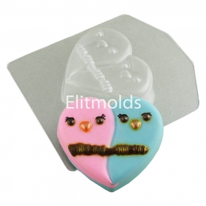 Love birds 02 82 g plastic mold