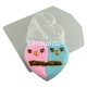 Love birds 02 82 g plastic mold