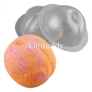 Bomb sphere Peach 117 g plastic mold