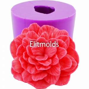 Armani's peony opened 3D silicone mold