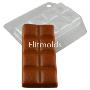 Chocolate tile 01 75 g Plastic mold