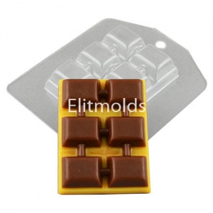 Chocolate tile 02 71 g Plastic mold