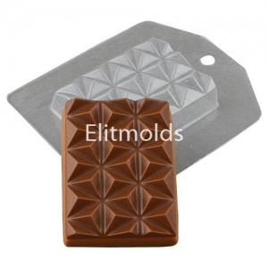 Chocolate tile 03 75 g Plastic mold