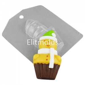 Snowman cake 42 g Plastic mold
