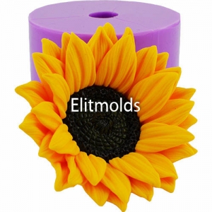 Sunflower large 3D silicone mold