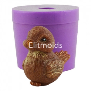 Mini bird for bouquet 26 g 3D silicone mold