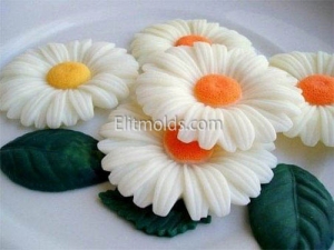 Camomile 3D silicone mold