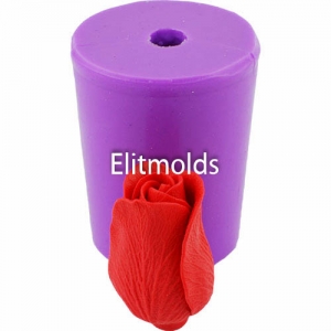 Rose Amelia bud 3D silicone mold