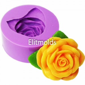 Rose Freesia with 3D leaflet silicone mold