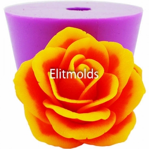 Rose Hollywood star 3d silicone mold