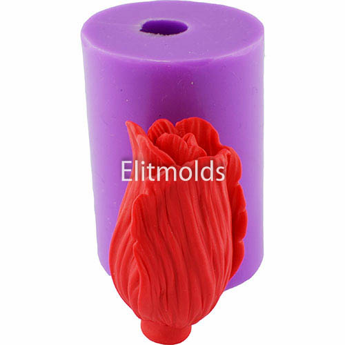 Rose Sphinx closed bud 3D silicone mold
