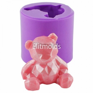 Bear ruby 3D silicone mold