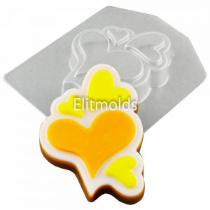Hearts balls 84 g Plastic mold