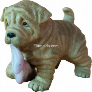 Sharpei 3D silicone mold