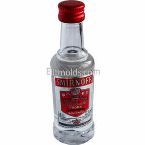 Bottle of vodka Smirnoff 3D silicone mold