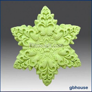 Snowflake №6 silicone mold