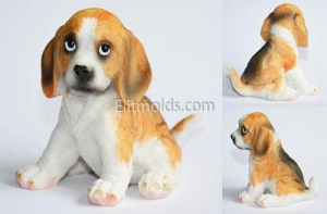 Beagle Doggie 3D silicone mold