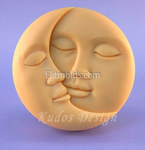Sun and Moon silicone mold