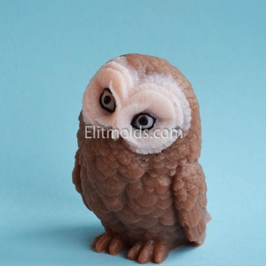 Owl 3D silicone mold